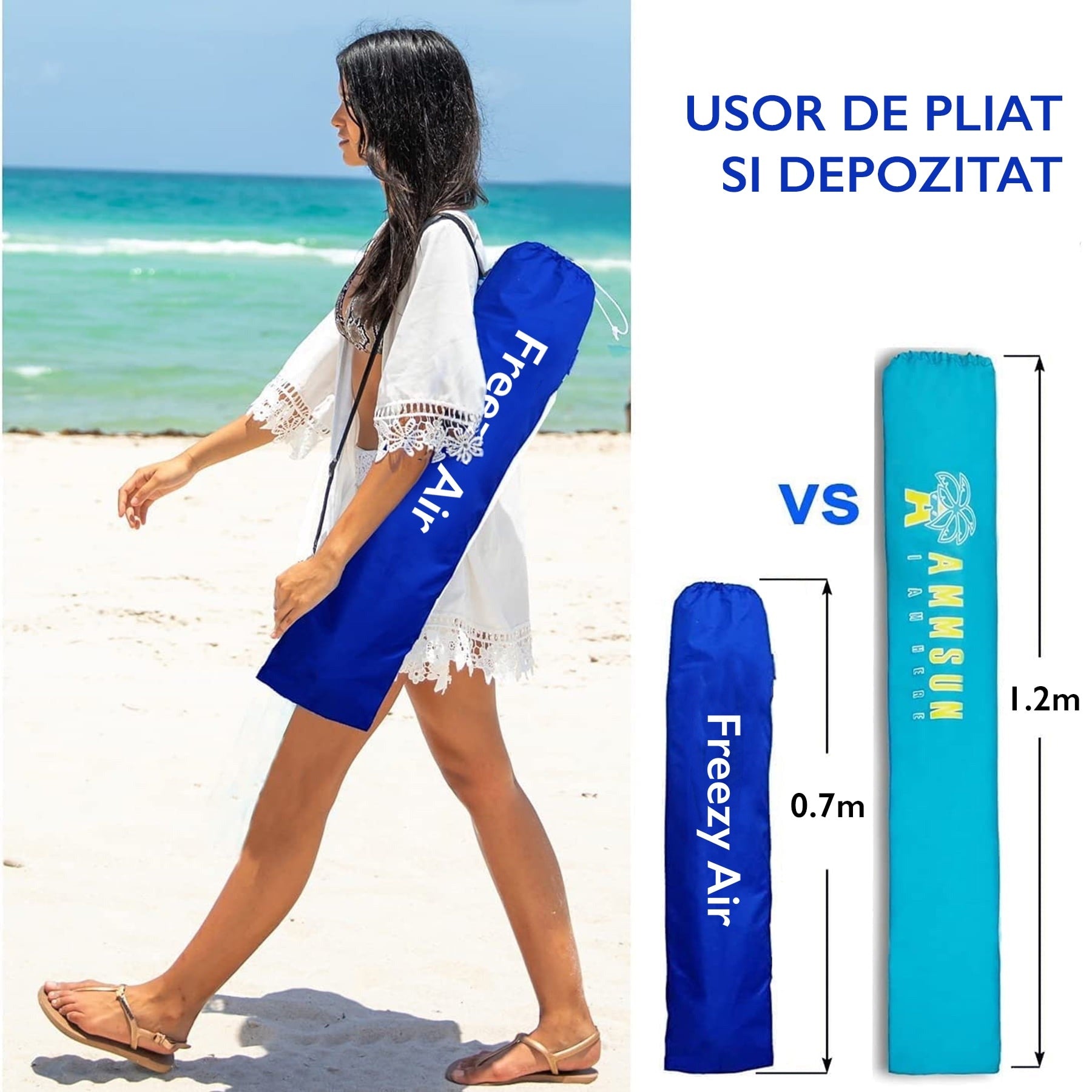 Umbrela de Plaja Freezy Air AquaShade Umbrela de Plaja Freezy Air AquaShade